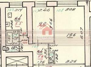 2-к квартира, вторичка, 44м2, 2/9 этаж