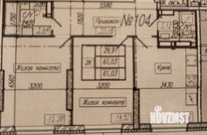 2-к квартира, вторичка, 61м2, 19/31 этаж