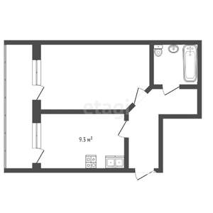 1-к квартира, вторичка, 37м2, 12/12 этаж