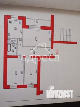 3-к квартира, вторичка, 65м2, 7/9 этаж