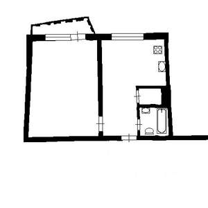 1-к квартира, вторичка, 37м2, 4/9 этаж