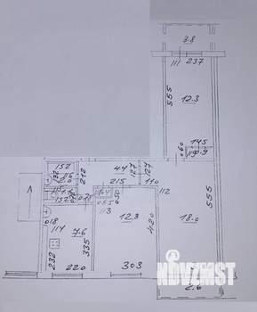 3-к квартира, вторичка, 65м2, 8/9 этаж