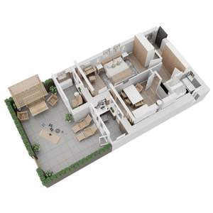 1-к квартира, вторичка, 55м2, 1/8 этаж