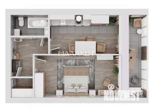 1-к квартира, вторичка, 52м2, 3/8 этаж