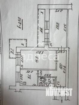 2-к квартира, вторичка, 56м2, 6/10 этаж