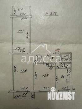 3-к квартира, вторичка, 60м2, 6/9 этаж