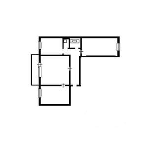 3-к квартира, вторичка, 57м2, 1/5 этаж