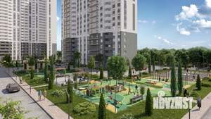 1-к квартира, строящийся дом, 40м2, 16/26 этаж