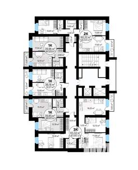 1-к квартира, вторичка, 38м2, 15/18 этаж
