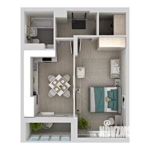 1-к квартира, вторичка, 43м2, 10/24 этаж
