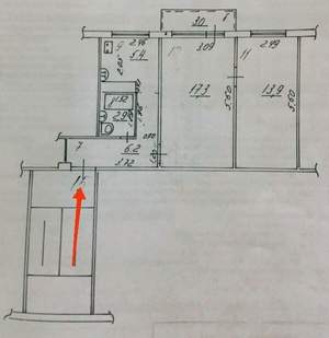 2-к квартира, вторичка, 50м2, 4/5 этаж