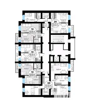 1-к квартира, вторичка, 40м2, 15/18 этаж