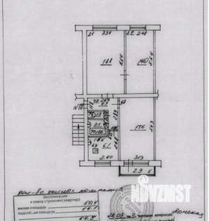 3-к квартира, вторичка, 64м2, 2/3 этаж