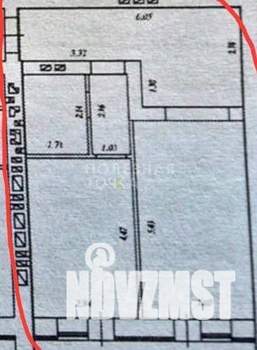 1-к квартира, вторичка, 56м2, 2/17 этаж
