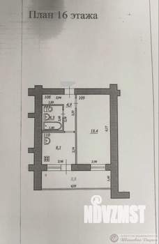 1-к квартира, вторичка, 47м2, 16/17 этаж