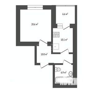 1-к квартира, вторичка, 47м2, 18/18 этаж
