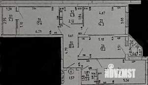 3-к квартира, вторичка, 70м2, 2/26 этаж