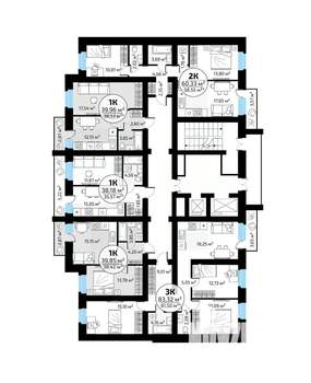 3-к квартира, вторичка, 83м2, 9/18 этаж