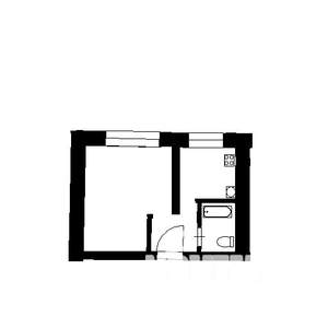 1-к квартира, вторичка, 21м2, 6/9 этаж