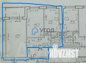 2-к квартира, вторичка, 47м2, 3/9 этаж