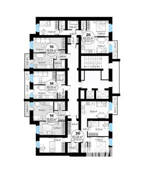 1-к квартира, вторичка, 40м2, 6/18 этаж