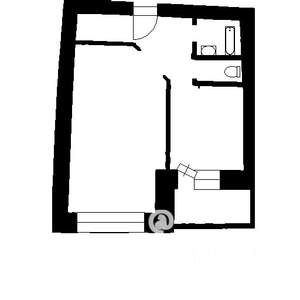 1-к квартира, вторичка, 43м2, 1/17 этаж