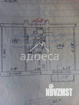 2-к квартира, вторичка, 45м2, 3/5 этаж