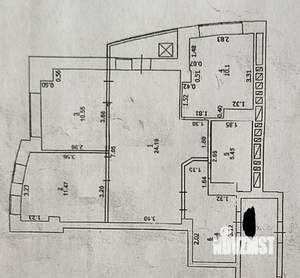 3-к квартира, вторичка, 71м2, 20/23 этаж