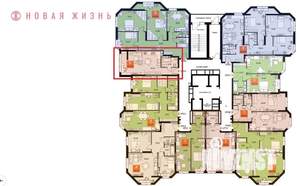 Студия квартира, строящийся дом, 35м2, 6/23 этаж