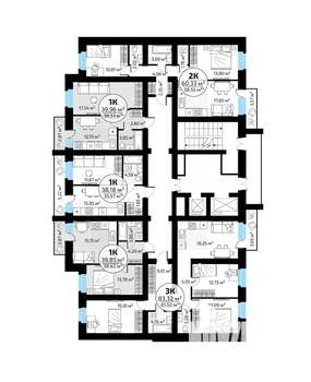 1-к квартира, вторичка, 38м2, 11/18 этаж