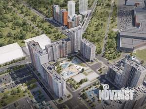 2-к квартира, строящийся дом, 62м2, 4/15 этаж