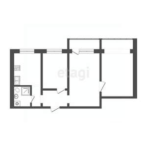 3-к квартира, вторичка, 59м2, 9/9 этаж