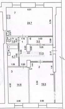 3-к квартира, вторичка, 81м2, 2/5 этаж