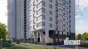 1-к квартира, строящийся дом, 47м2, 9/16 этаж
