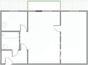 2-к квартира, вторичка, 44м2, 3/5 этаж