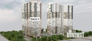 2-к квартира, строящийся дом, 80м2, 17/27 этаж
