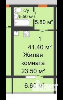 Студия квартира, вторичка, 42м2, 10/21 этаж