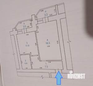 1-к квартира, вторичка, 42м2, 7/17 этаж