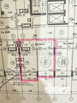 1-к квартира, вторичка, 39м2, 12/24 этаж