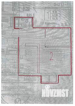 2-к квартира, вторичка, 65м2, 8/28 этаж