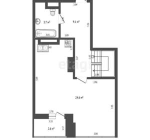 2-к квартира, вторичка, 62м2, 25/18 этаж