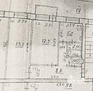 2-к квартира, вторичка, 44м2, 4/5 этаж