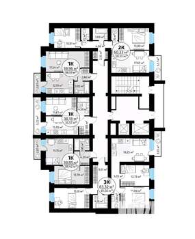 3-к квартира, вторичка, 83м2, 14/18 этаж