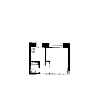 1-к квартира, вторичка, 21м2, 5/9 этаж