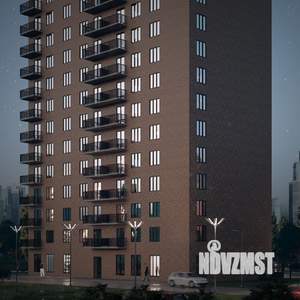 1-к квартира, строящийся дом, 47м2, 11/17 этаж
