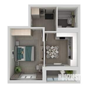 1-к квартира, вторичка, 35м2, 14/24 этаж