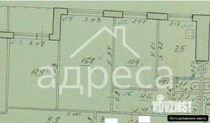 3-к квартира, вторичка, 55м2, 1/9 этаж