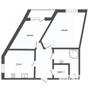 2-к квартира, вторичка, 70м2, 19/20 этаж