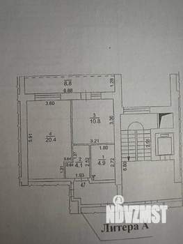 1-к квартира, вторичка, 47м2, 9/9 этаж
