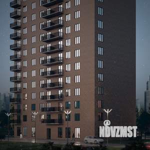 1-к квартира, строящийся дом, 47м2, 10/17 этаж